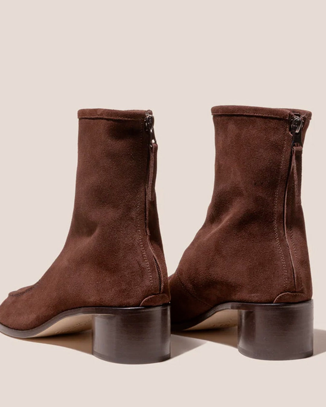 Hereu - Bottines Juliol En Daim - Marron Foncé