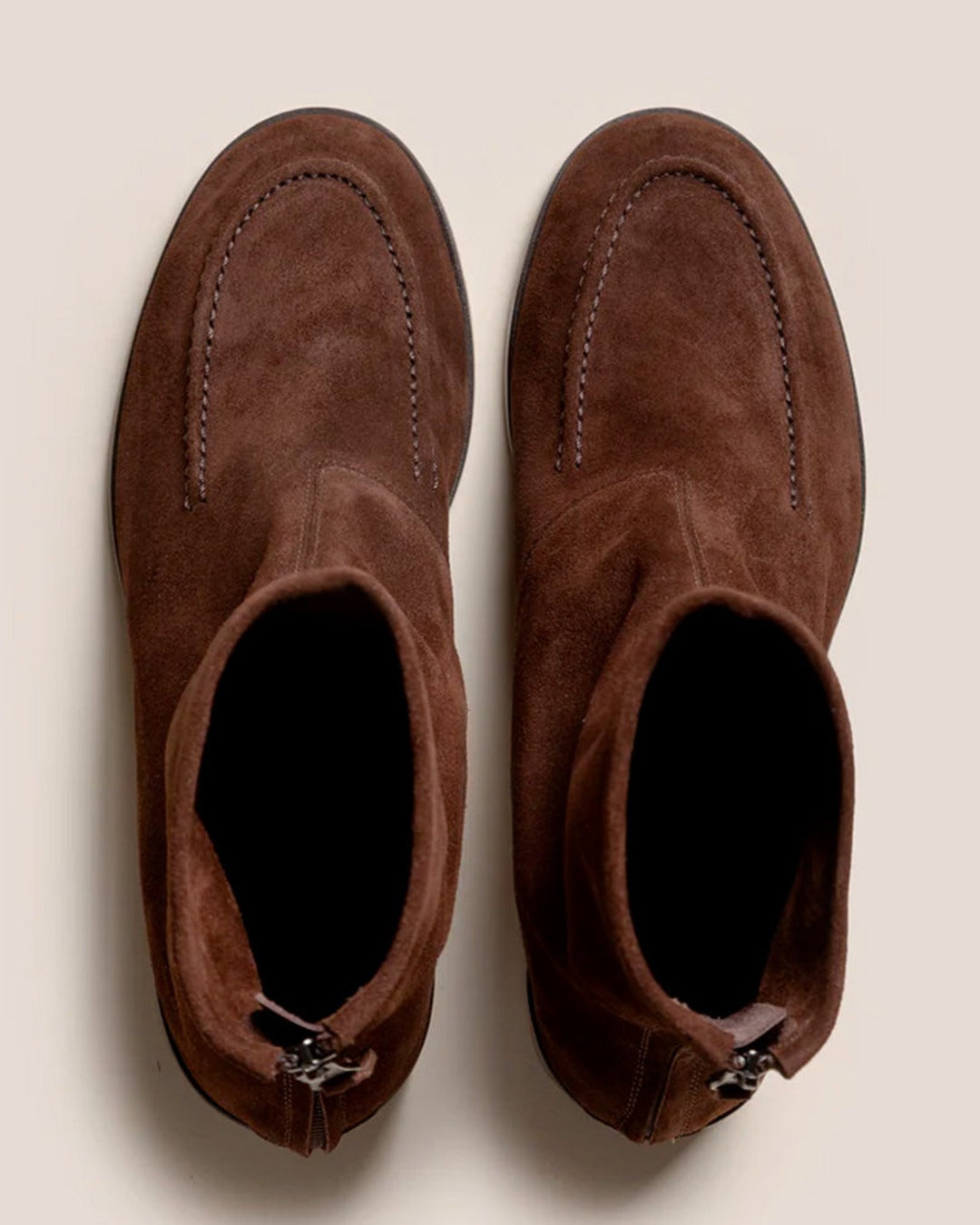 Hereu - Bottines Juliol En Daim - Marron Foncé