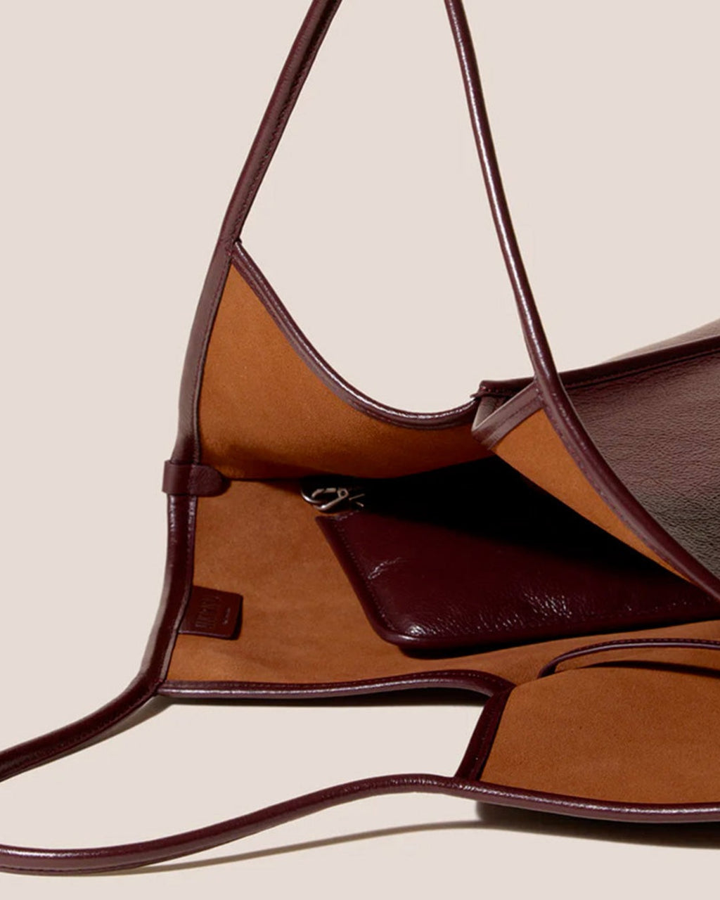Hereu - Sac Calella Distressed En Cuir - Bordeaux