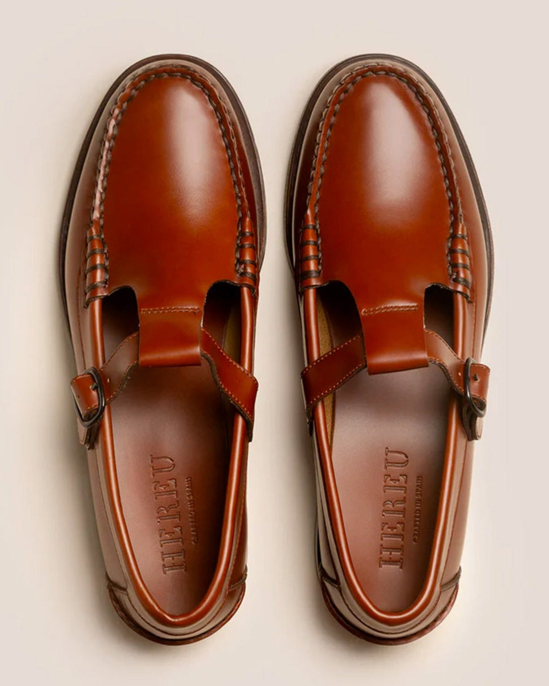 Hereu - Mocassins Alber - Marron