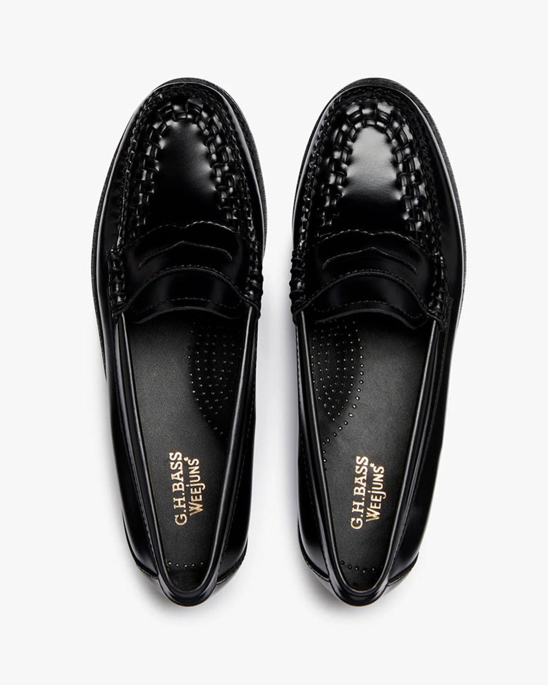 Gh Bass - Weejun Penny Weave Loafers - Black