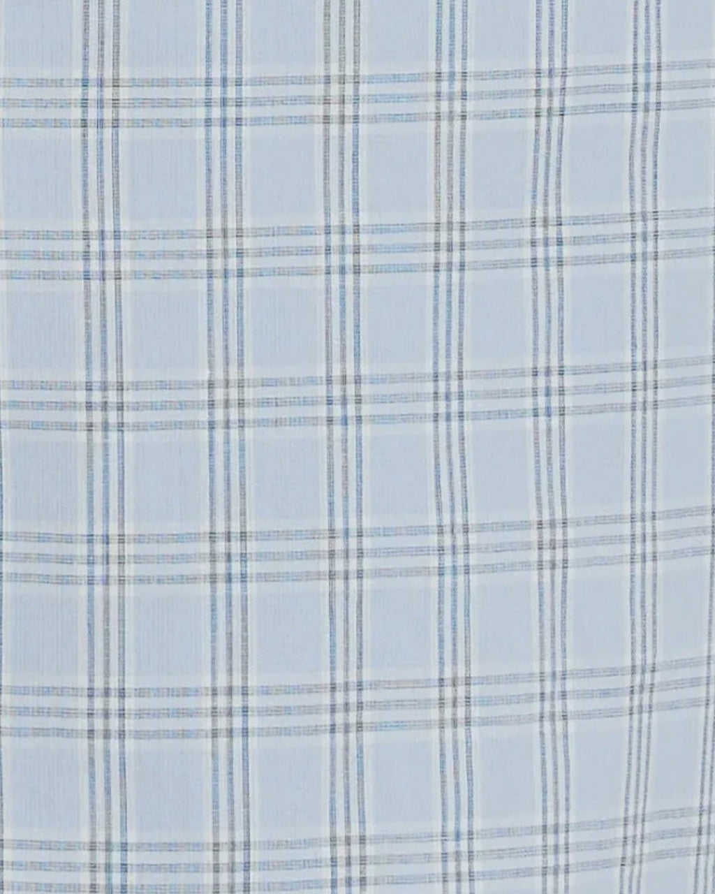 Deiji Studio - Chemise À Cordons - Carreaux Bleu