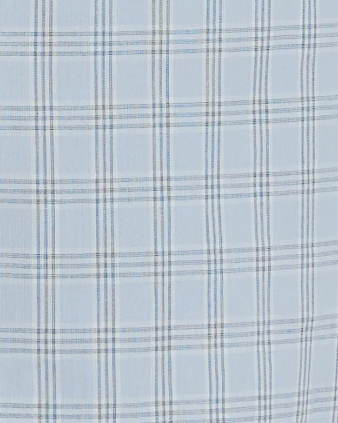 Deiji Studio - Robe Courte Boutonnée - Carreaux Bleu