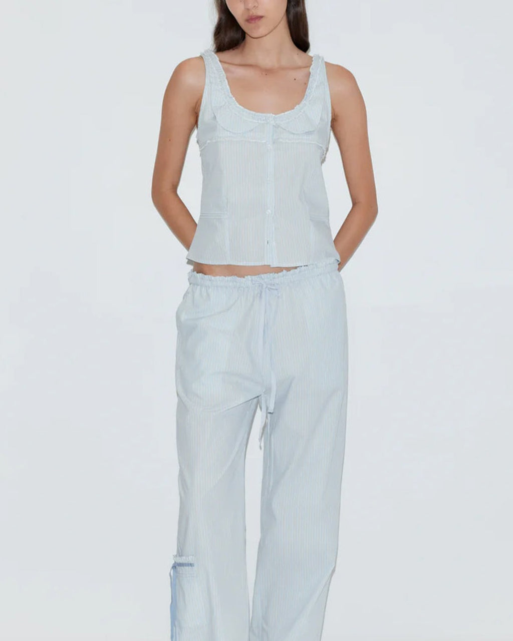 Deiji Studio - Top Frills - Rayures Mist