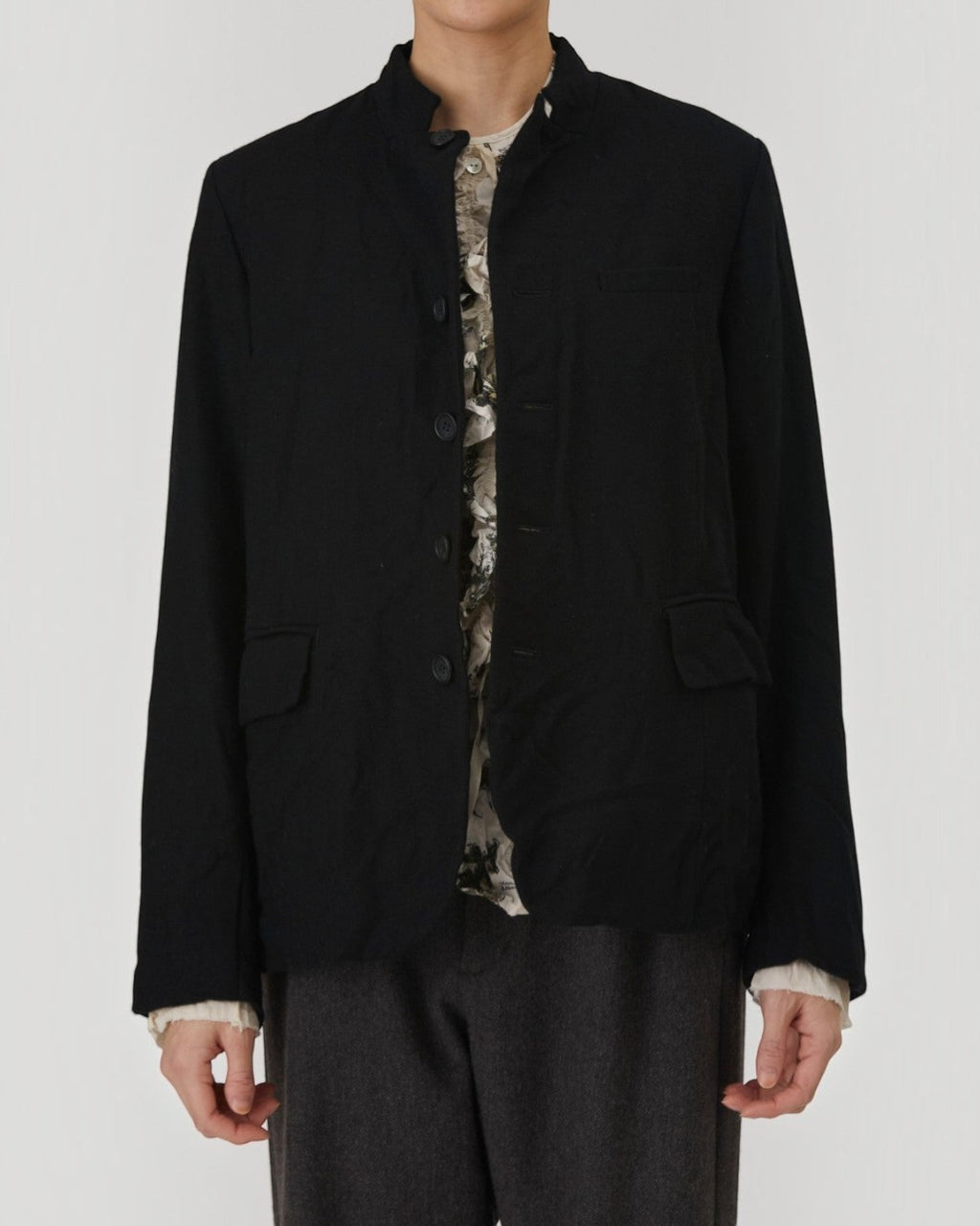 Pas De Calais - Veste Tweed - Noir