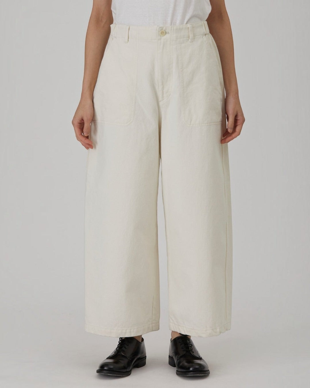 Pas De Calais - Pantalon Large Court - Ivoire