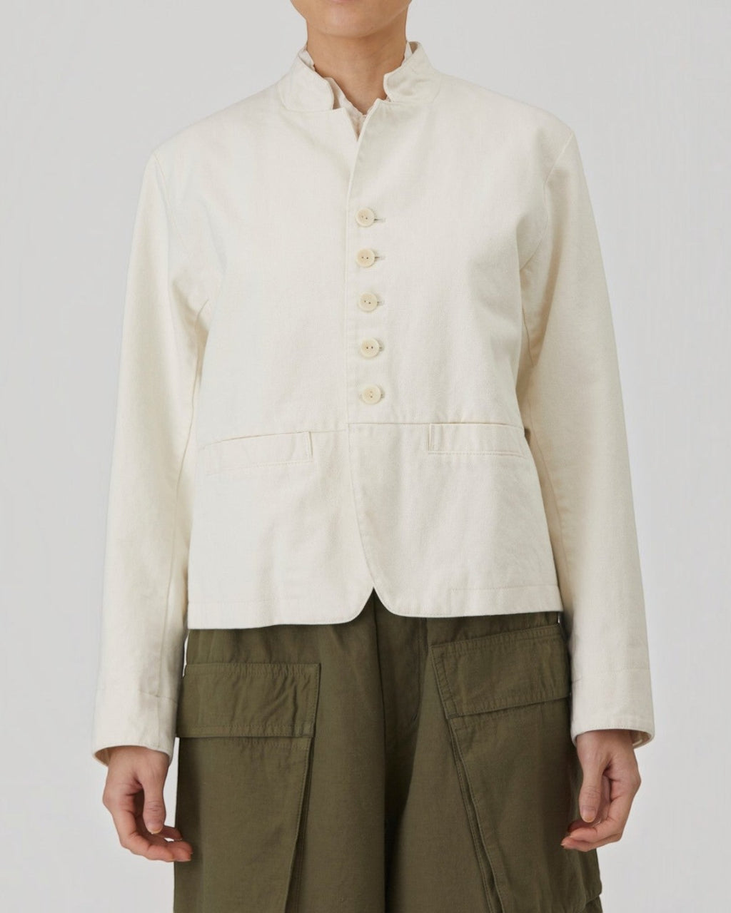 Pas De Calais - Veste Slub - Ivoire
