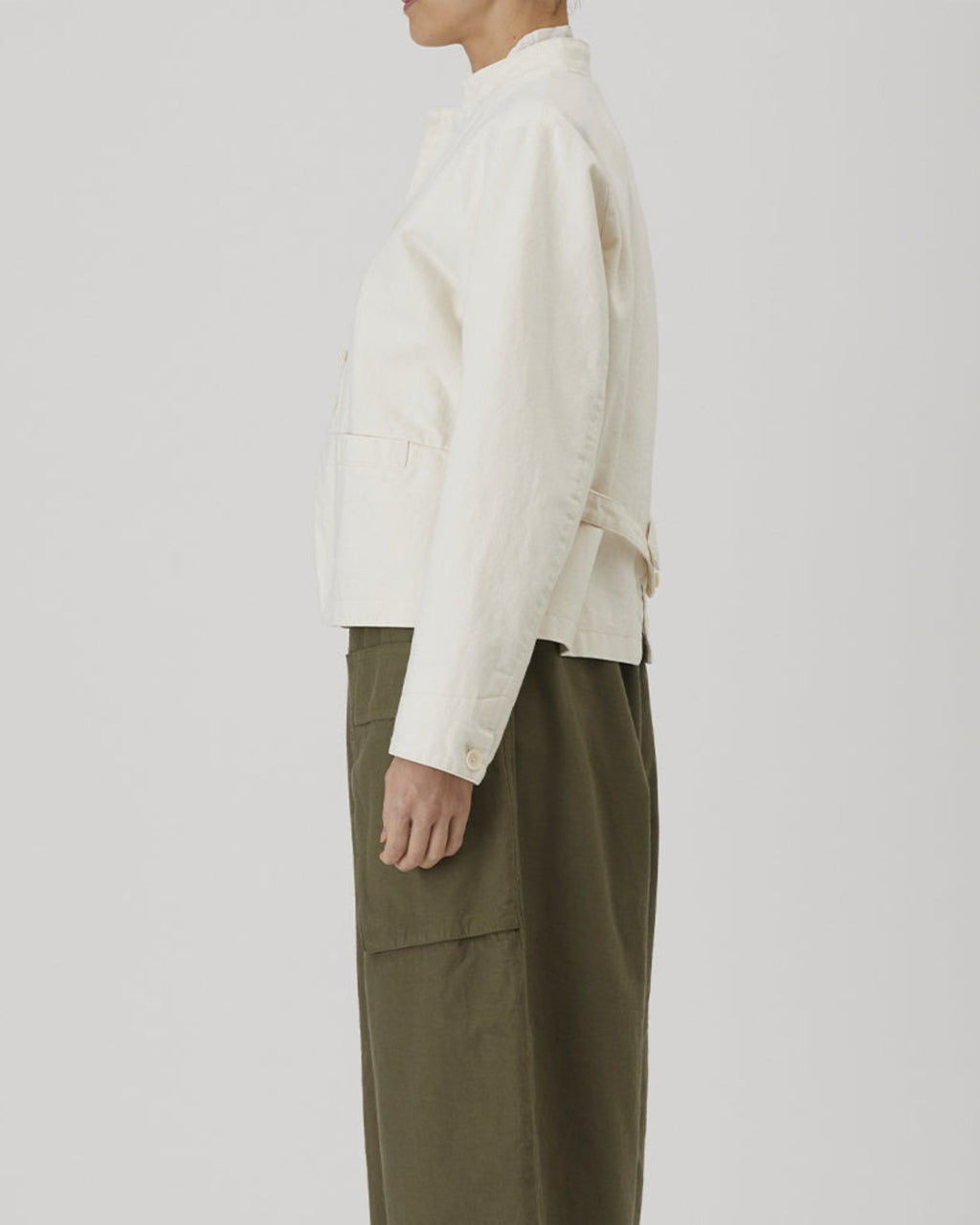 Pas De Calais - Veste Slub - Ivoire