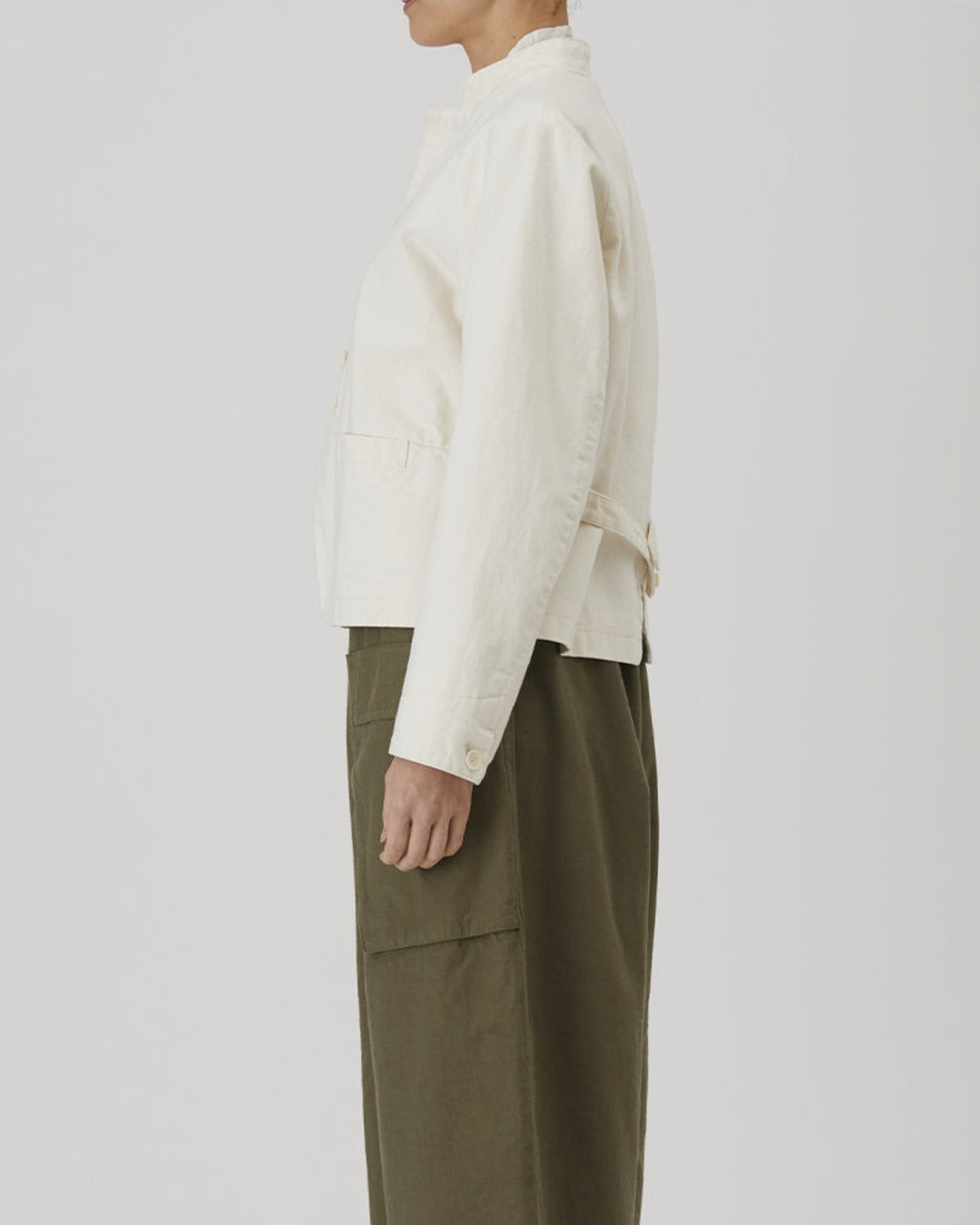 Pas De Calais - Veste Slub - Ivoire