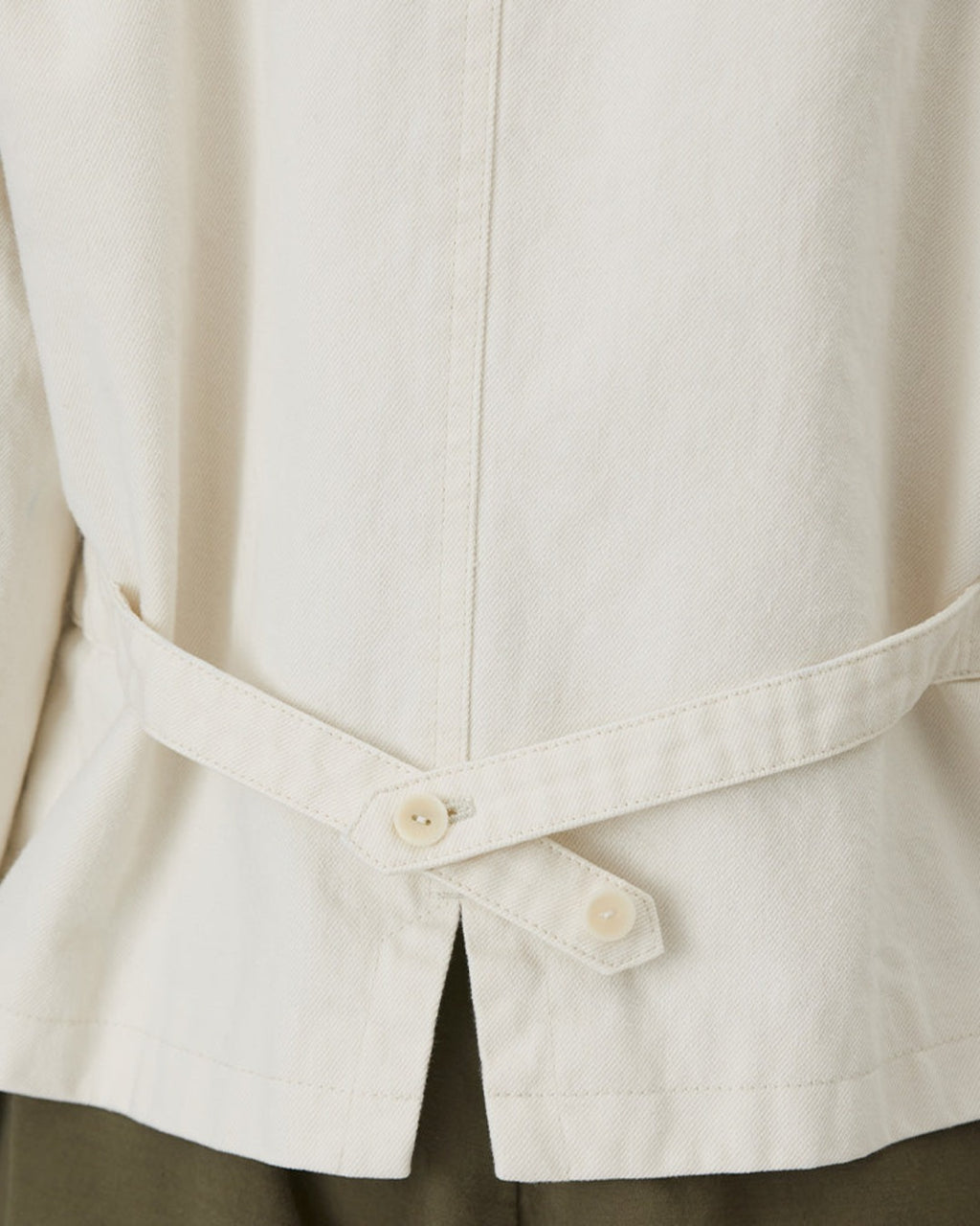 Pas De Calais - Veste Slub - Ivoire