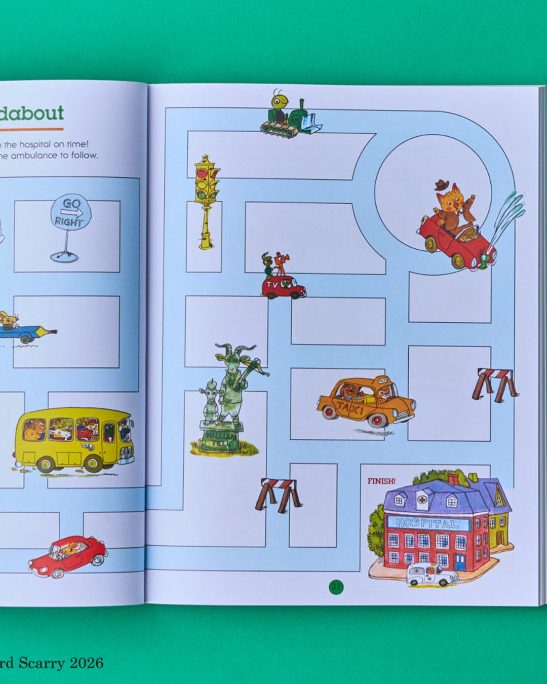 Golden Books - Richard Scarry Big Busy Sticker Book
