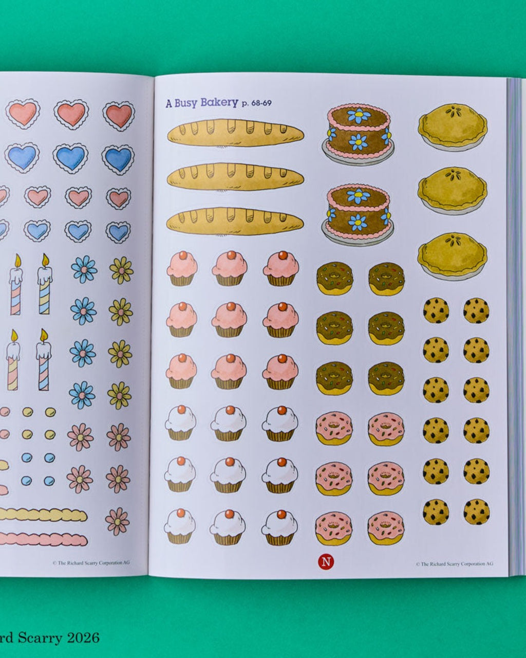 Golden Books - Richard Scarry Big Busy Sticker Book