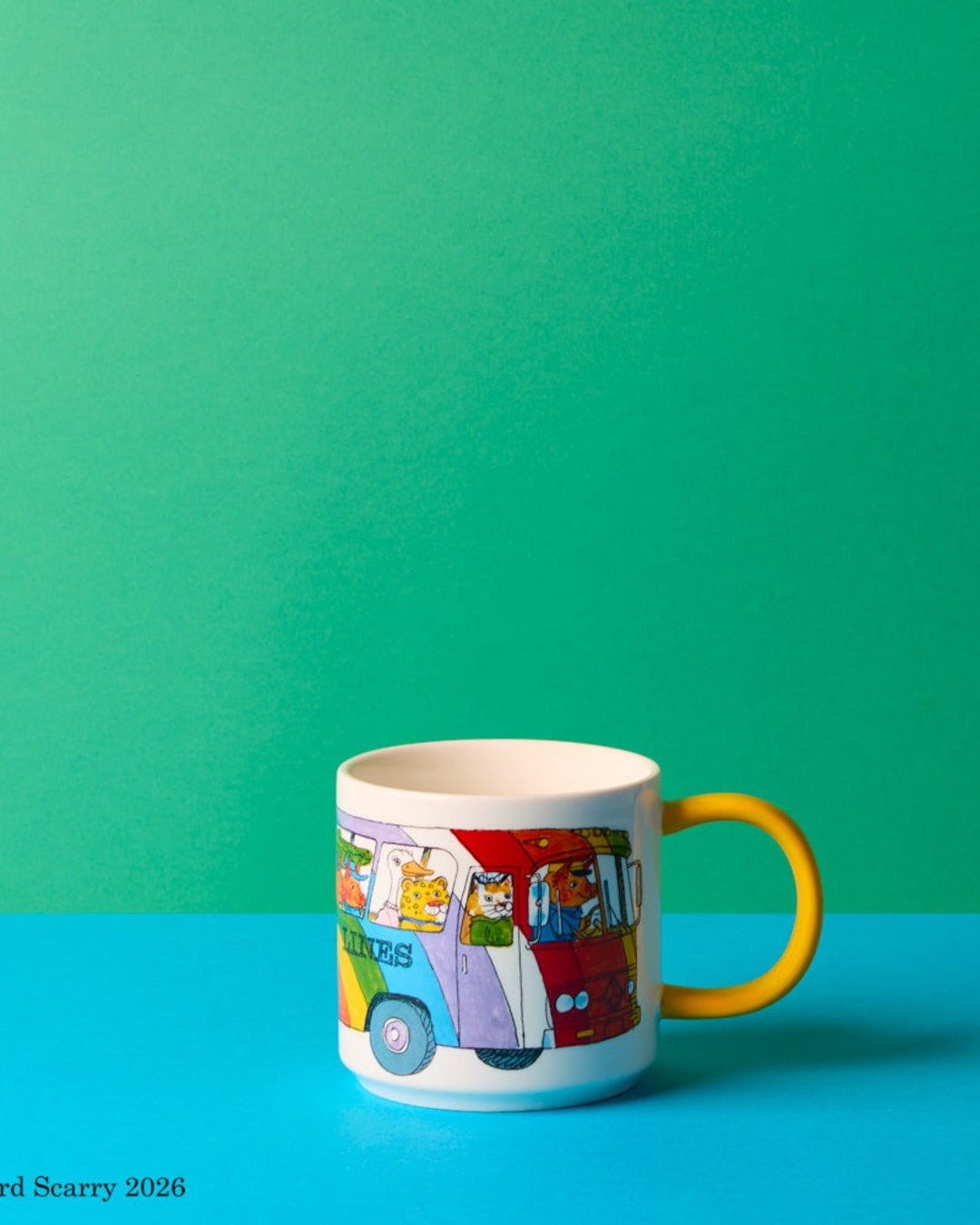 Magpie x Richard Scarry - Mug Bus - Arc-En-Ciel