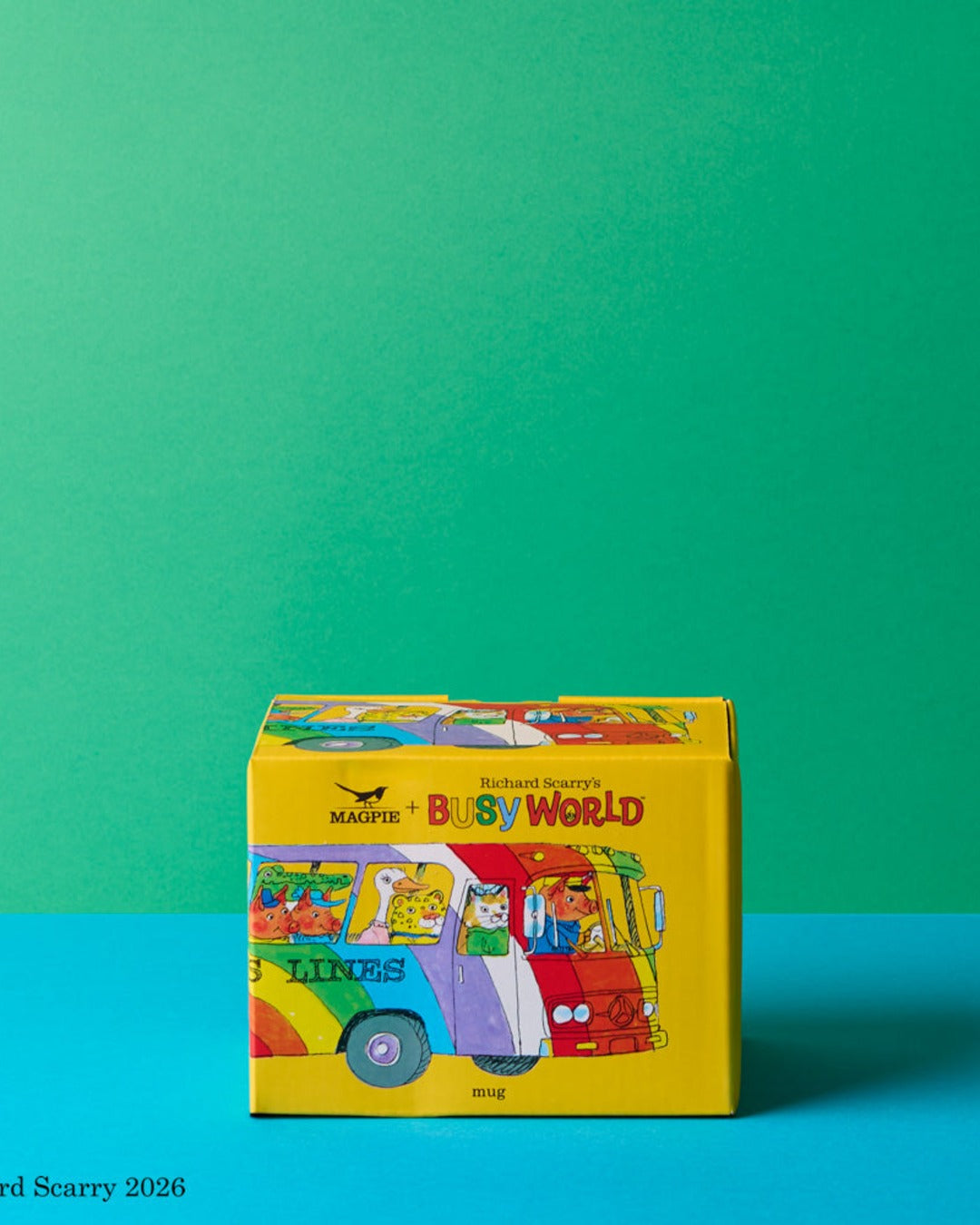 Magpie x Richard Scarry - Mug Bus - Arc-En-Ciel