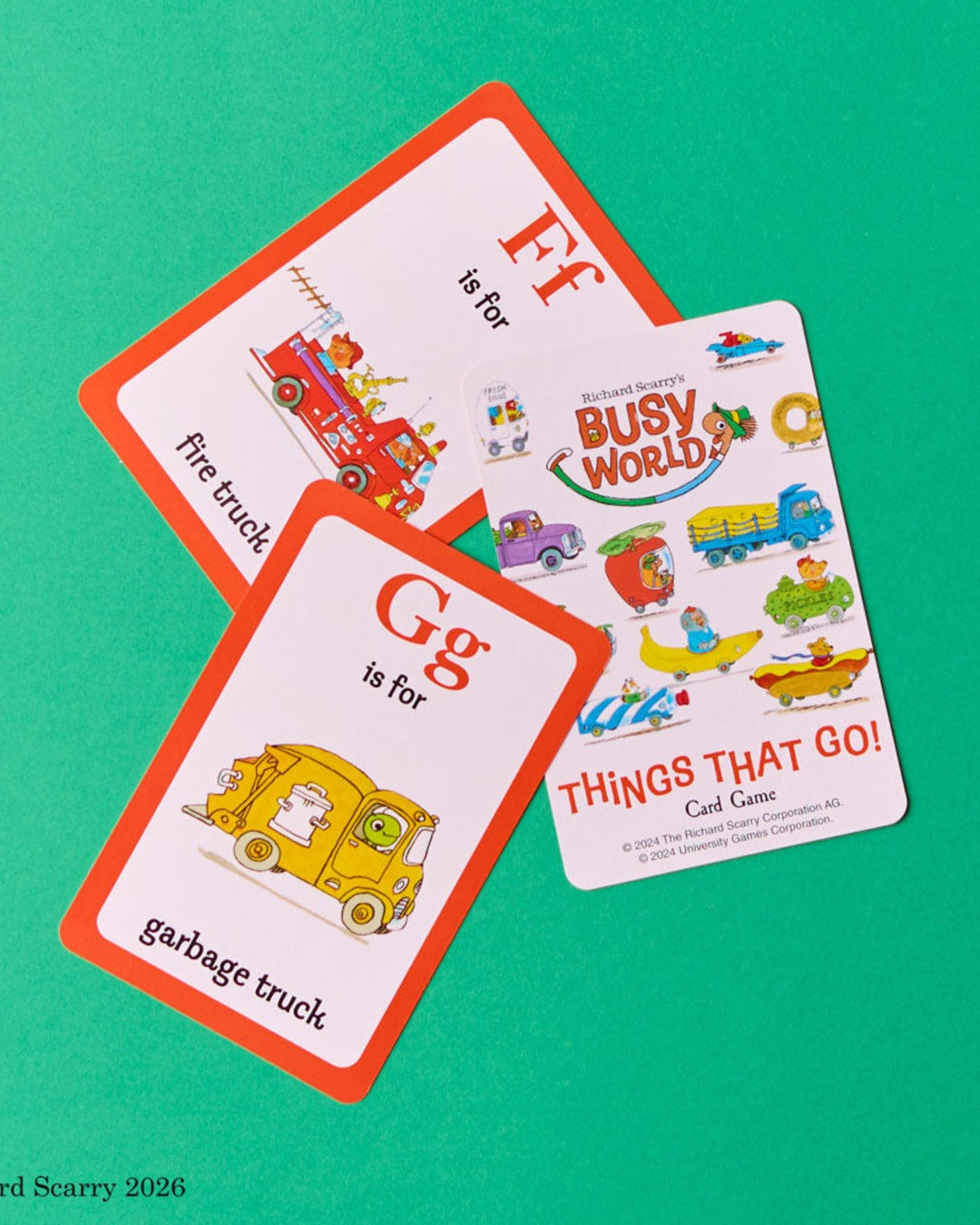 Richard Scarry - Card Game - Things That Go