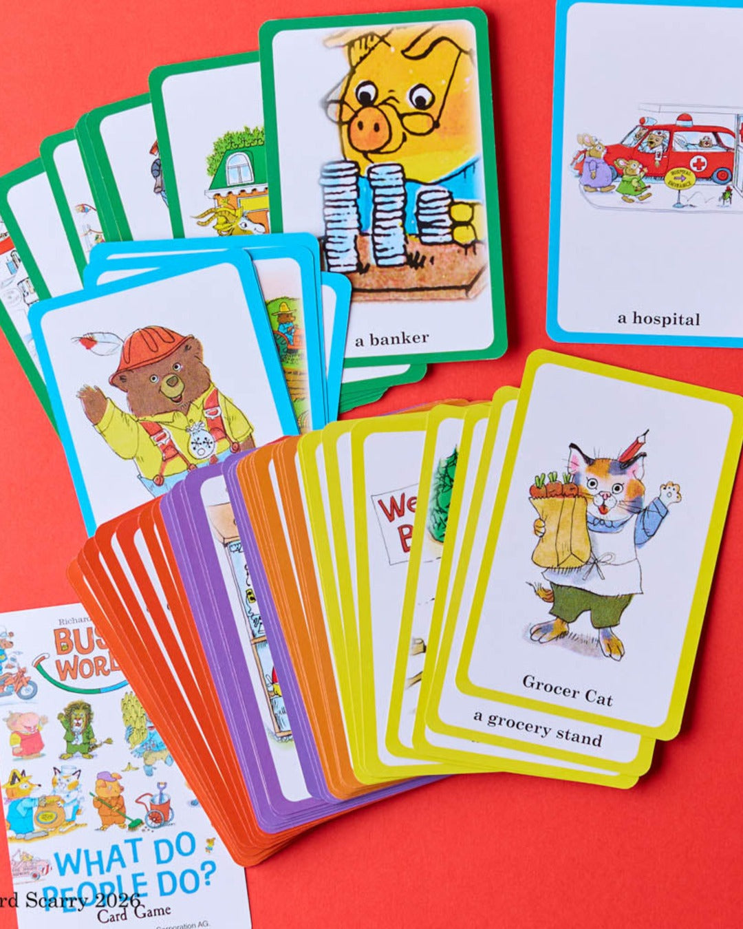 Richard Scarry - Card Game - What Do People Do