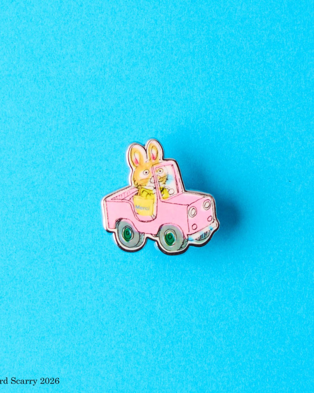 Merci x Richard Scarry - Pins - Pink Rabbit