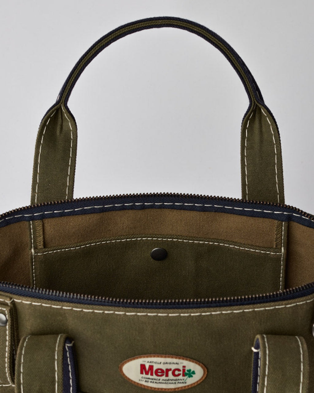 Merci - Paris Bag - Olive & Marine