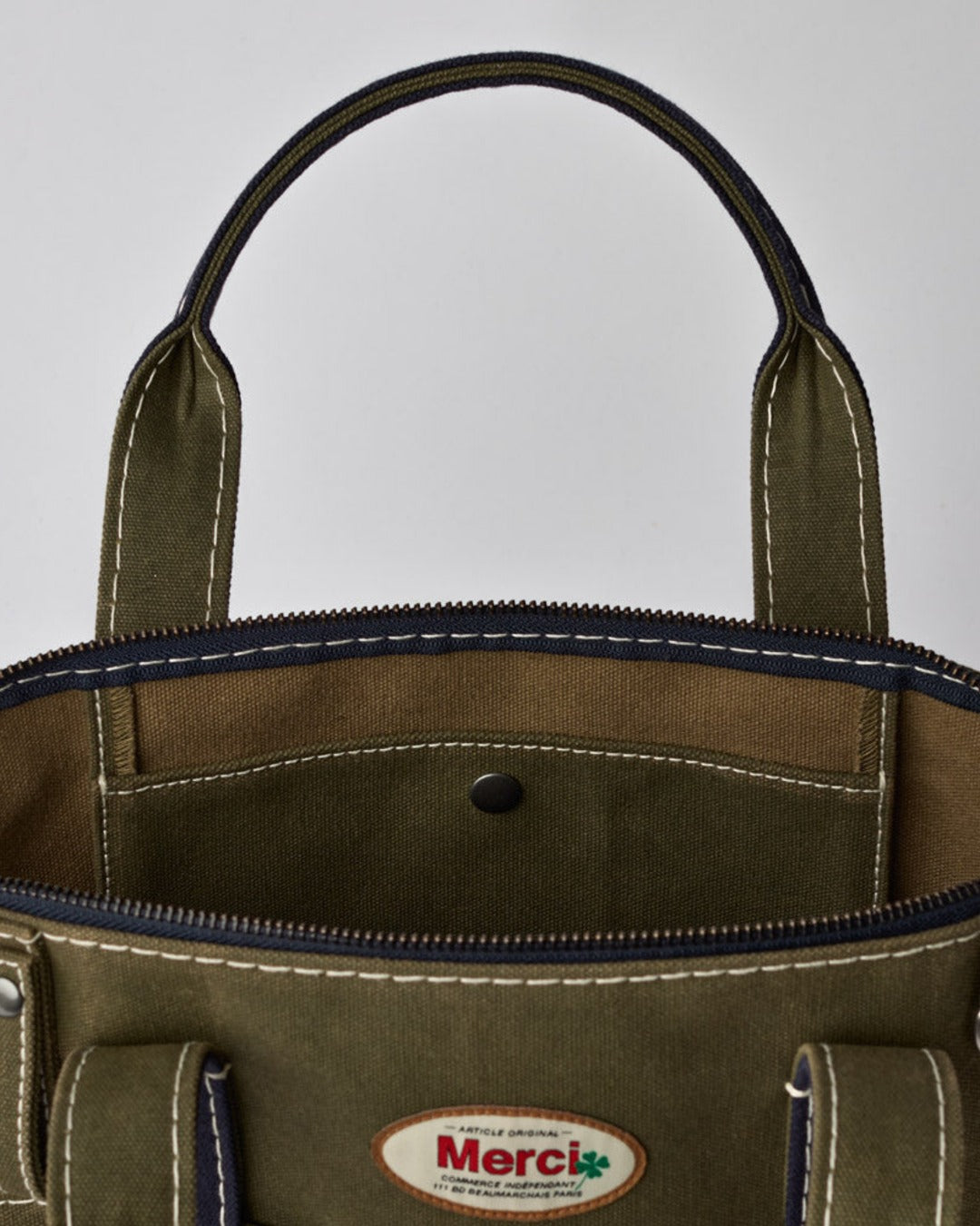 Merci - Paris Bag - Olive & Marine