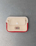 Merci - Candide S Coin Purse - Ecru & Red
