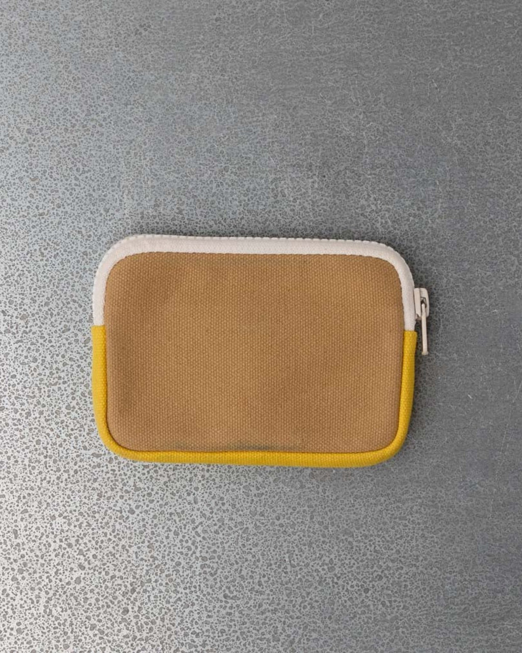 Merci - Candide S Coin Purse - Beige & Yellow