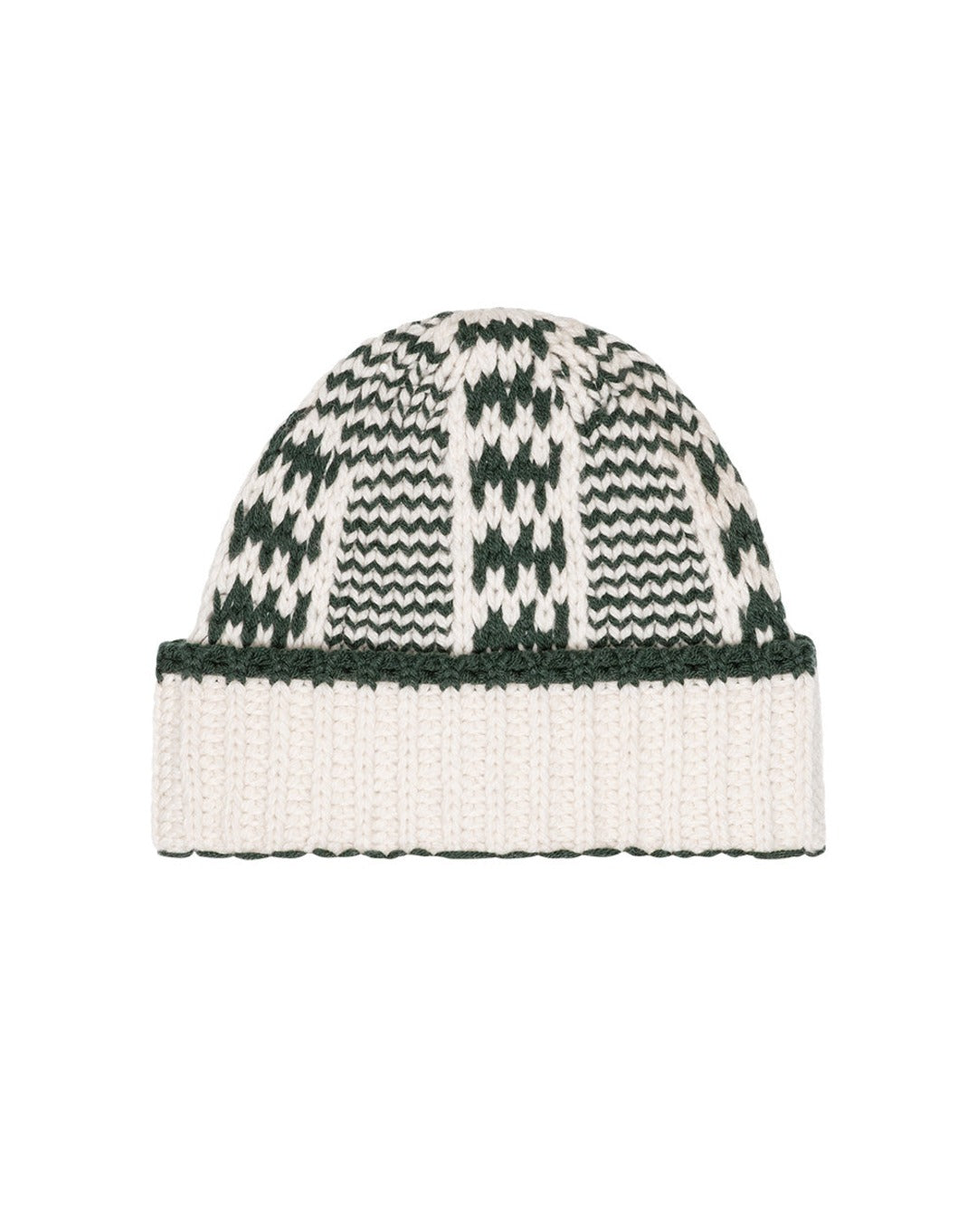 The Great - The Chalet Beanie - Cream & Green
