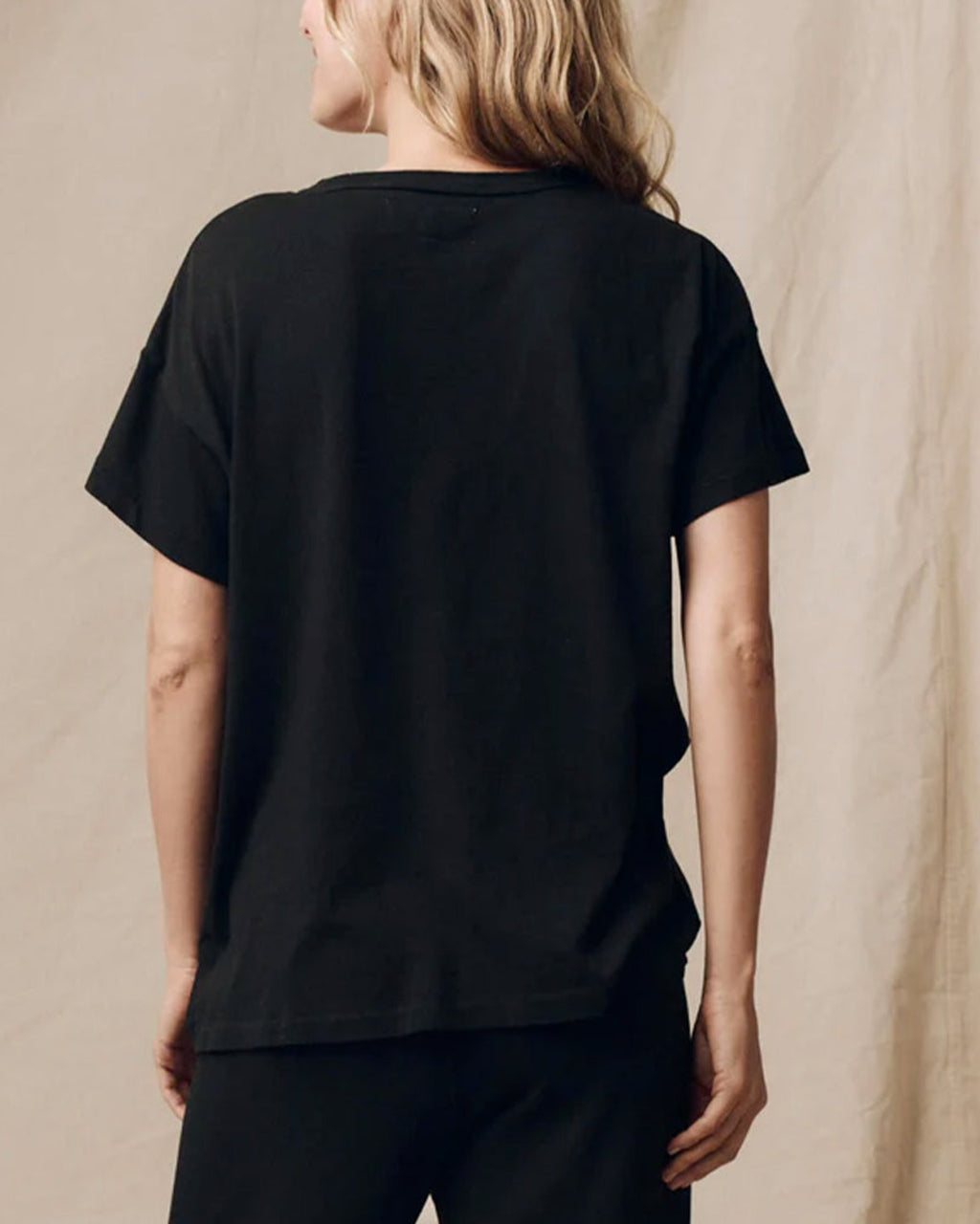 The Great - T-Shirt The Boxy Crew - Noir