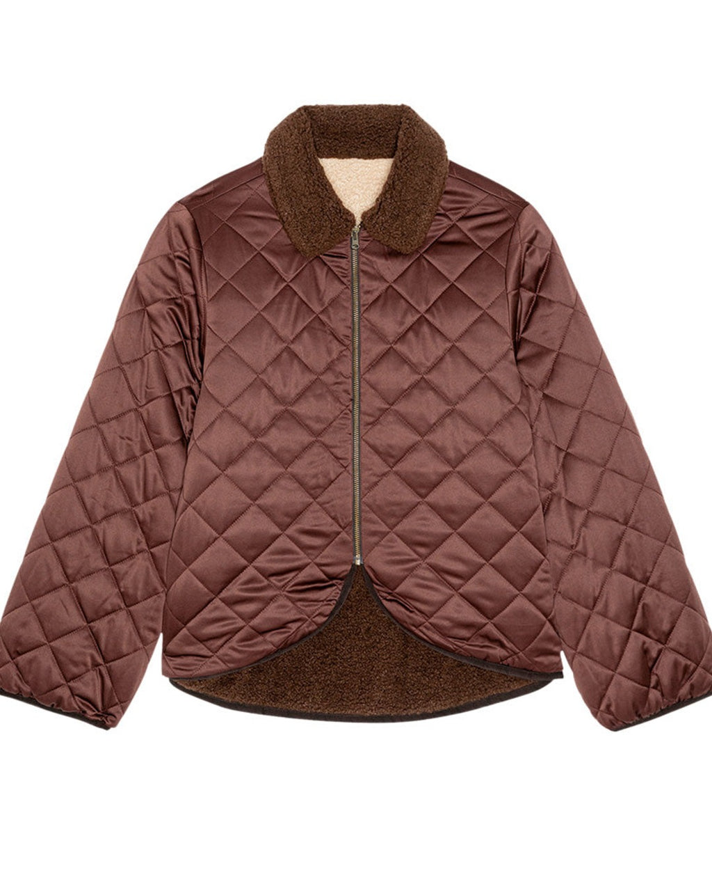 The Great - Veste Reversible Western Yoke - Marron