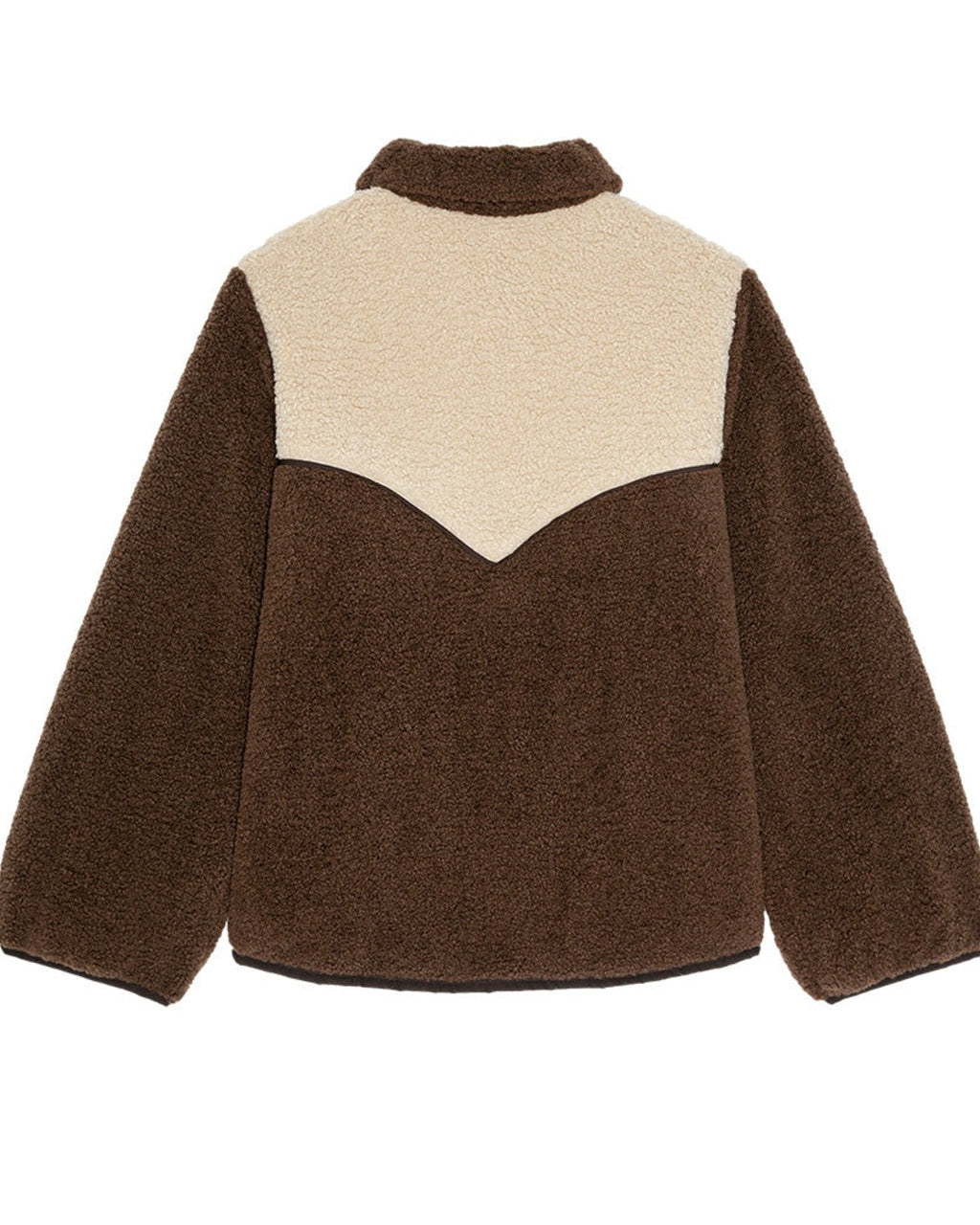 The Great - Veste Reversible Western Yoke - Marron