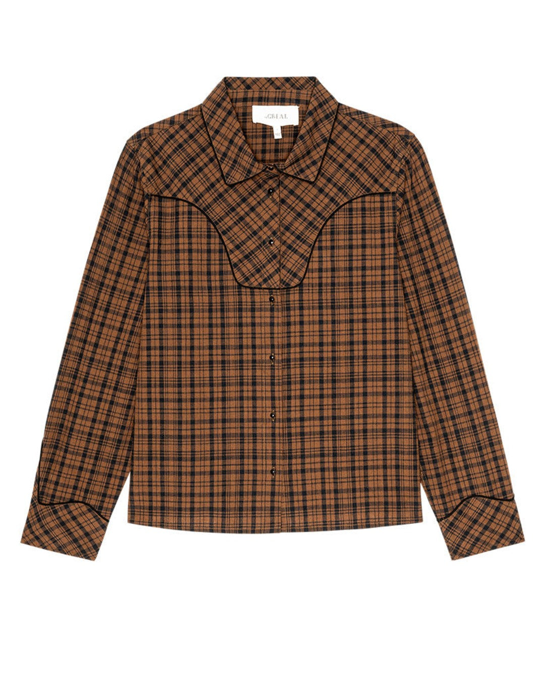 The Great - The Creek Shirt - Brown