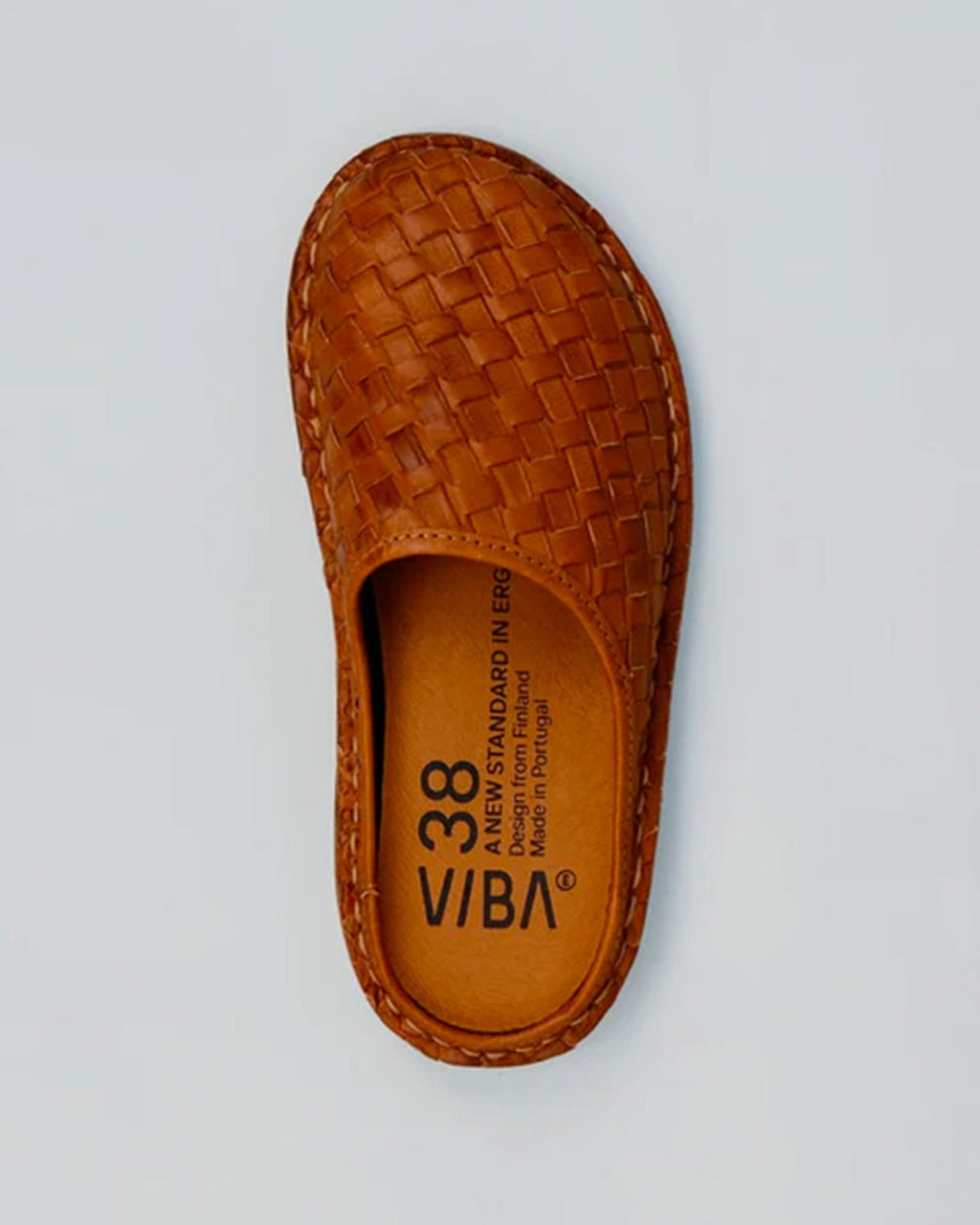 Vibae - Sabot Roma Tissé - Marron Cognac