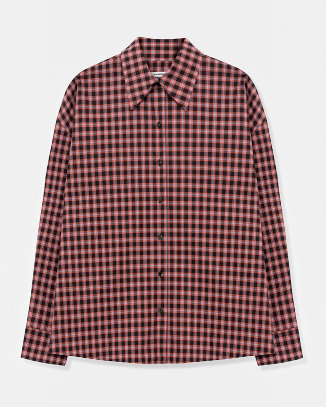 Cordera - Check Shirt - Orange & Black