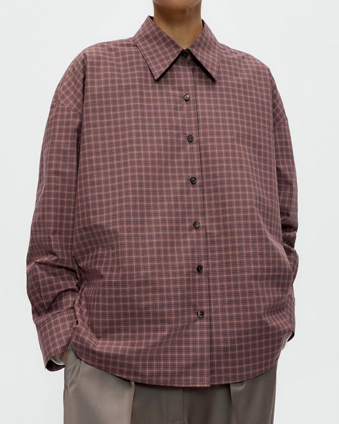Cordera - Check Shirt - Brown & Navy