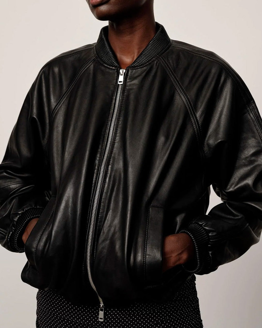 Herskind - Blouson Aviateur Yvette - Noir