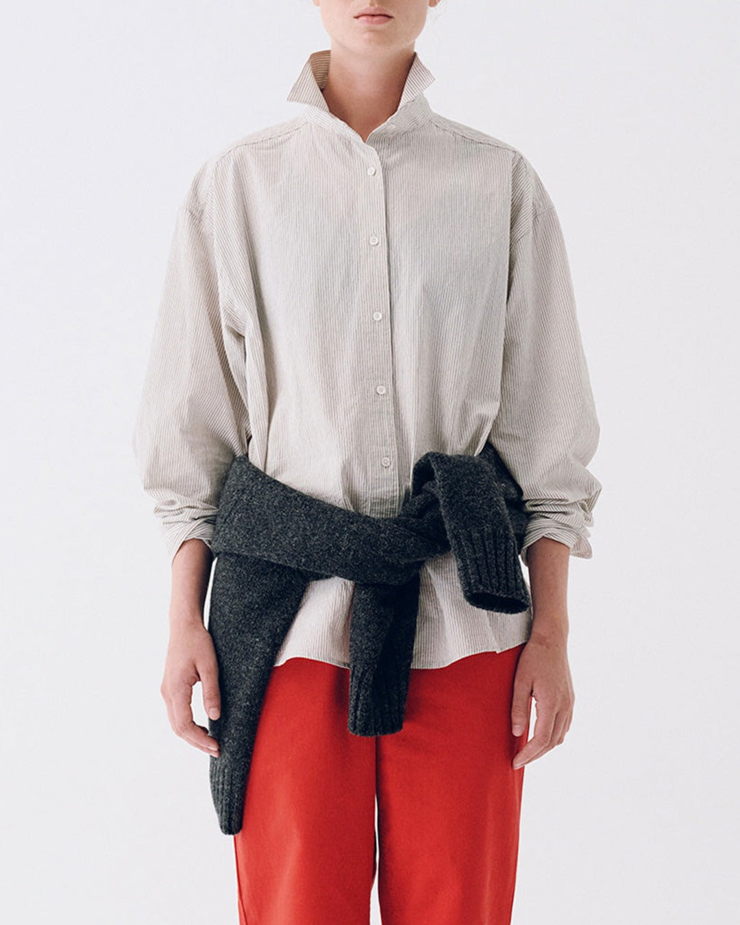 Nothing Written - Metis Shirt - Ivory Stripes