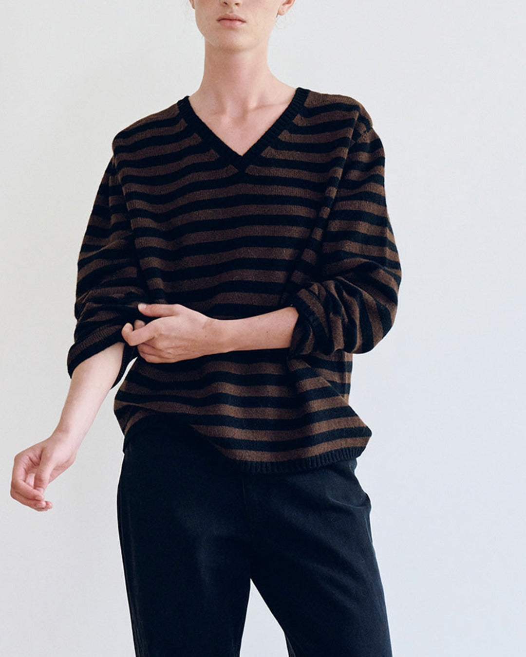 Nothing Written - Pull Molly - Rayures Marron