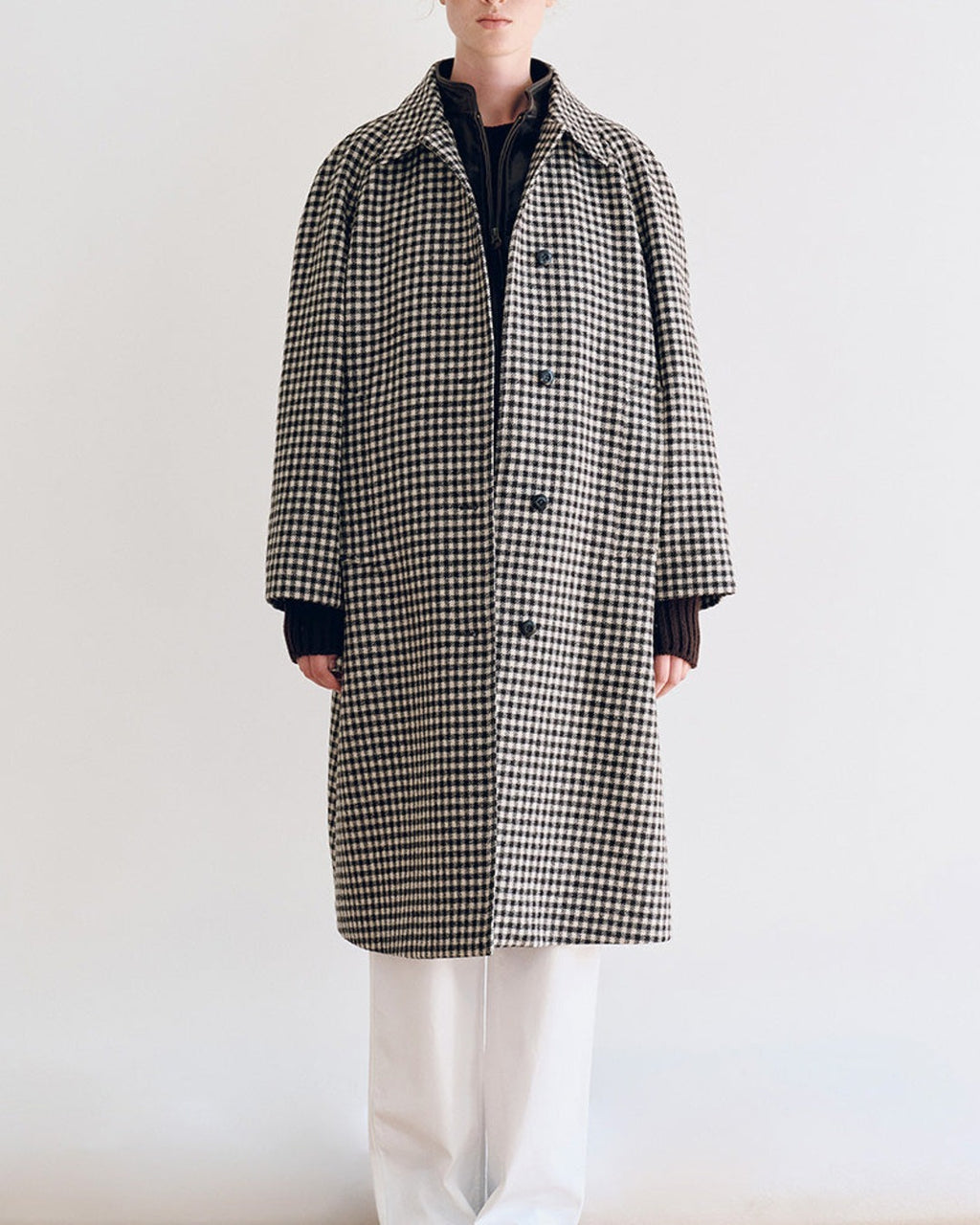 Nothing Written - Manteau Balmacan - Carreaux Marron