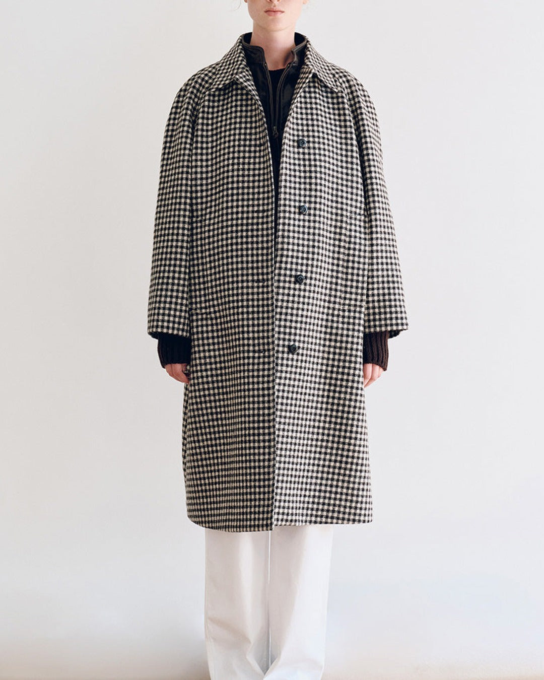 Nothing Written - Manteau Balmacan - Carreaux Marron