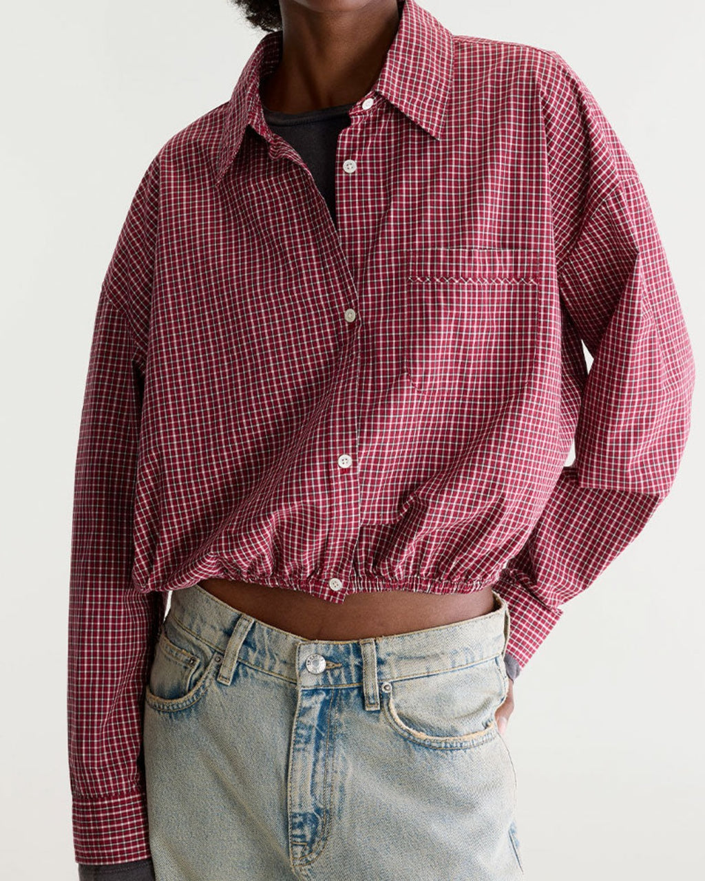 Bellerose - Gemma Shirt - Burgundy Checks