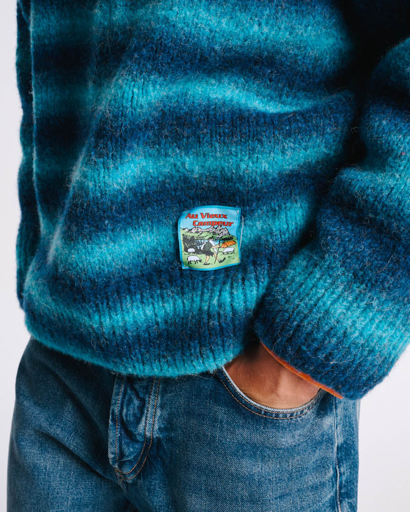 Au Vieux Campeur - Congés Payés - Pull Livio - Marine & Bleu