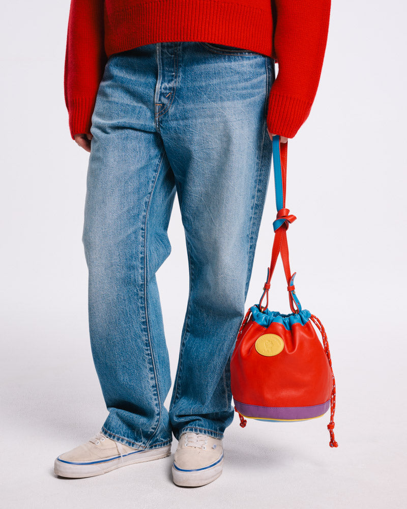 Au Vieux Campeur - Paid Leave - Climber Bag - Red Purple Bleu