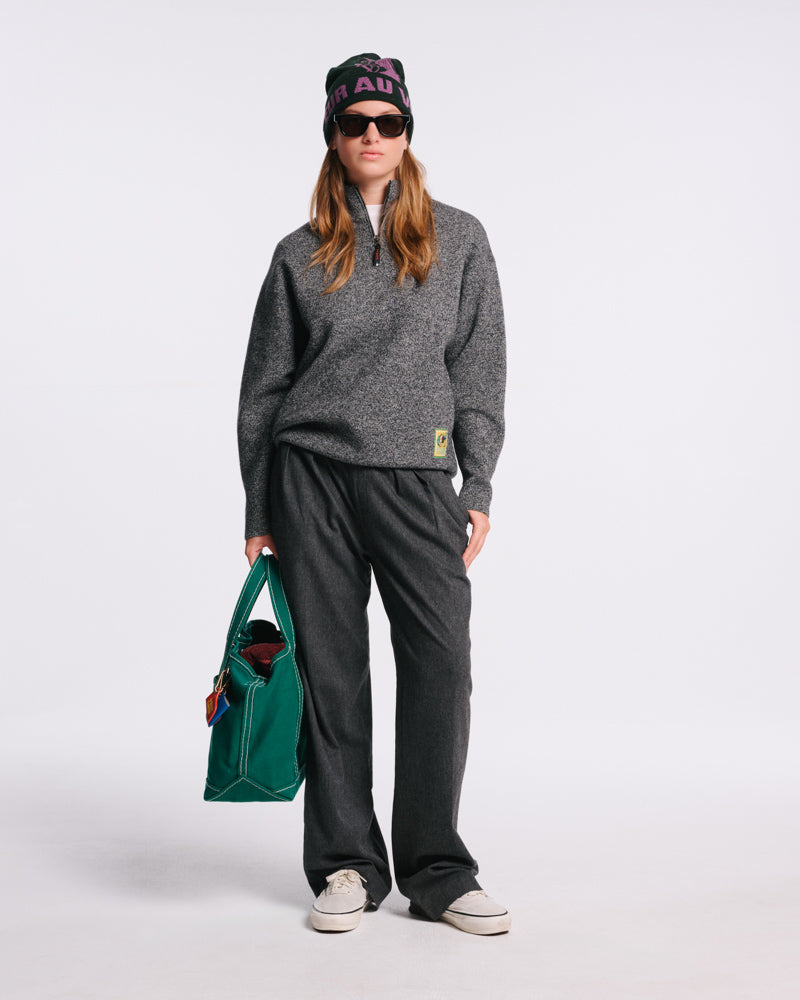 Au Vieux Campeur - Congés Payés - Pull Poppy - Noir Blanc Mouliné