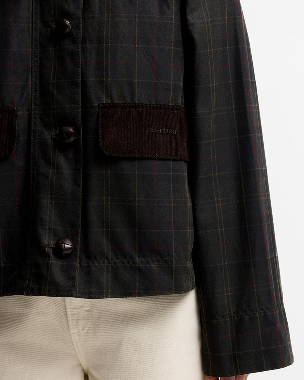 Barbour - Veste Adina Checked Wax - Tartan