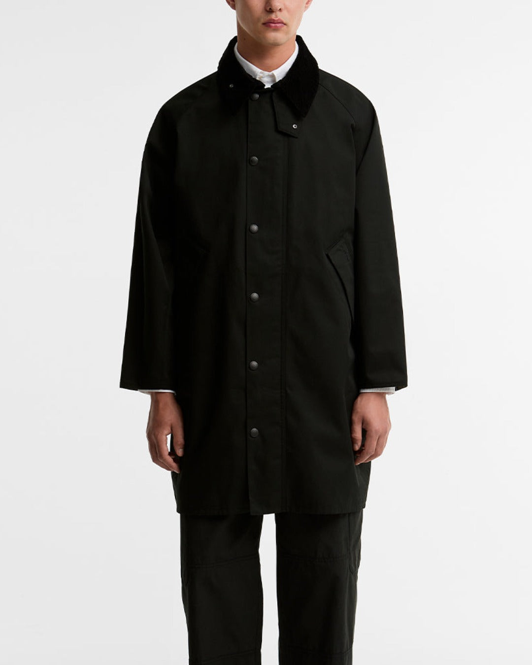 Barbour - Manteau Long Transport - Noir