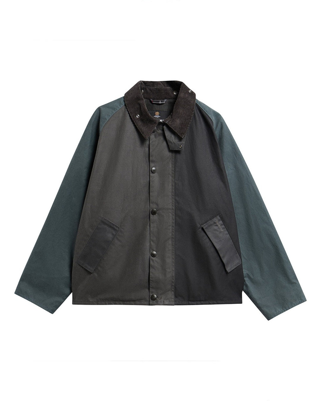 Barbour - Patchwork Wax Transport Jacket - Black Multi