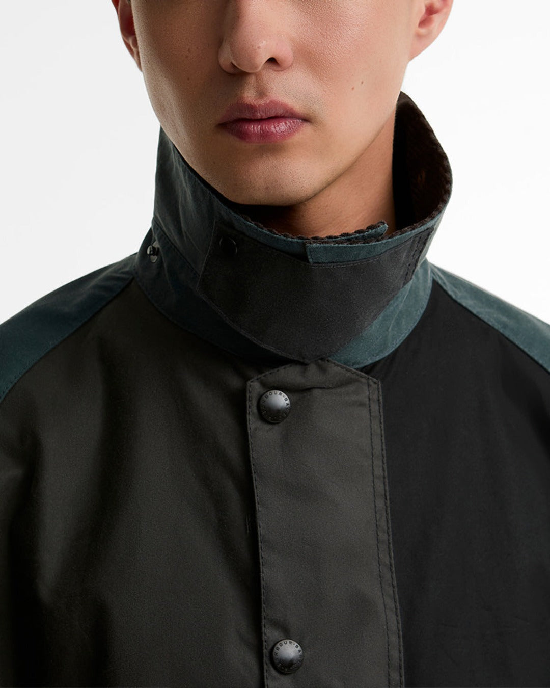 Barbour - Patchwork Wax Transport Jacket - Black Multi