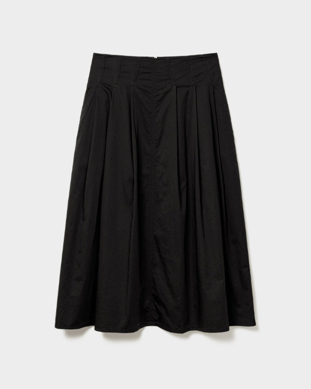 Low Classic - Jupe Longue Tucked - Charcoal