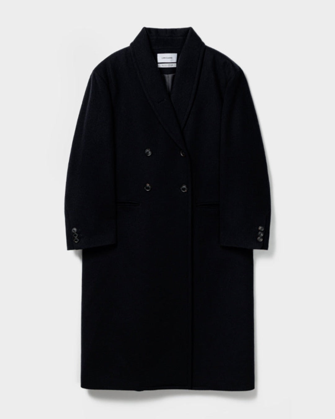 Low Classic - Manteau Col Châle - Marine