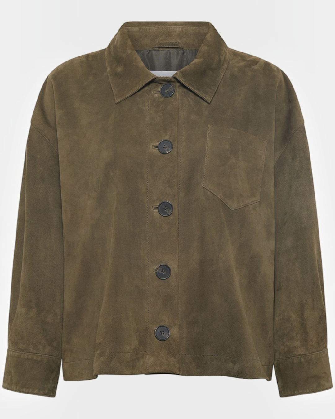 Gerard Darel - Pink Suede Leather Overshirt - Green