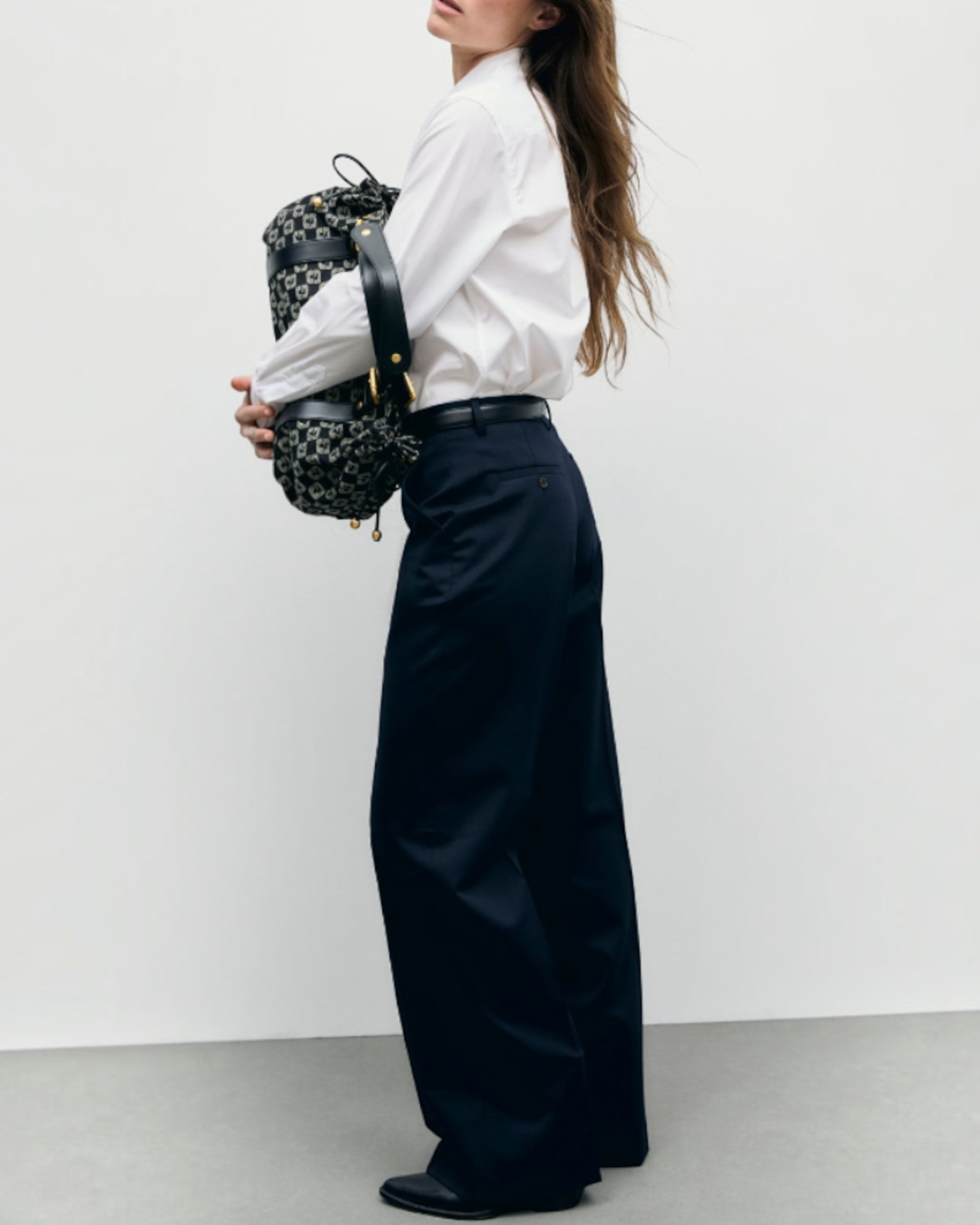 Gerard Darel - Megan Straight Tailored Trousers - Navy